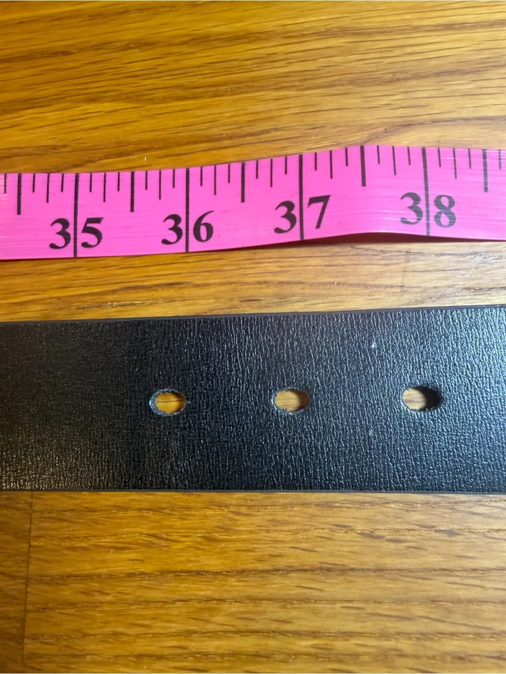 Men's Black Leather Dress Belt with Black Buckle (021)